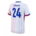 Maillot de foot France Ibrahima Konate #24 Extérieur vêtements Europe 2024 Manches Courtes